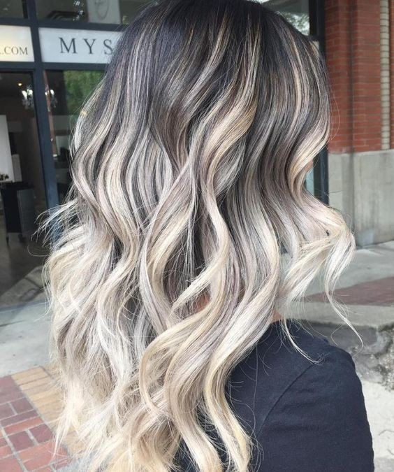 Ash Blonde Balayage