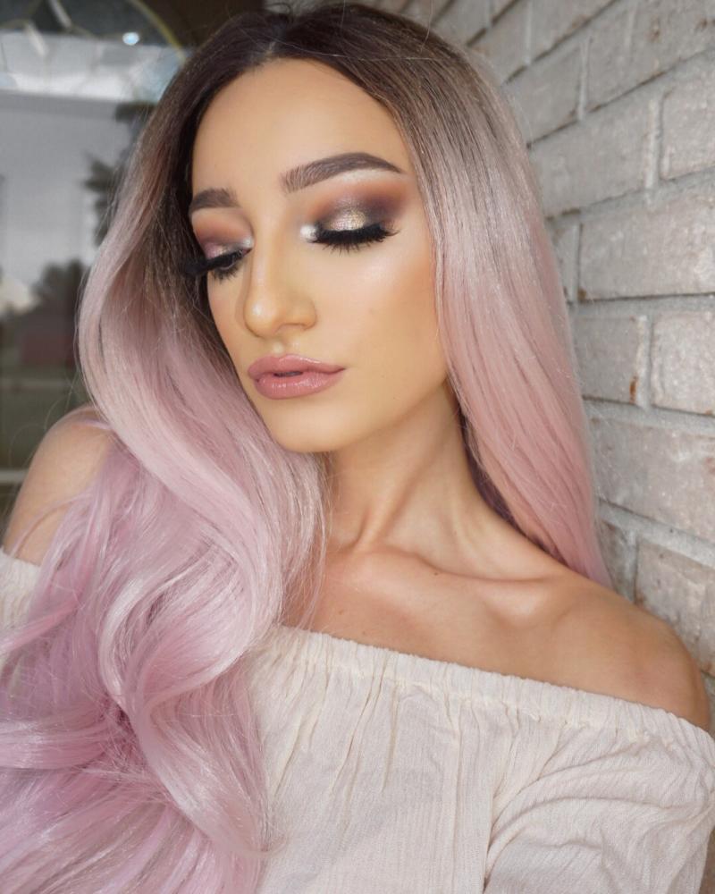 dusty rose hair review 07